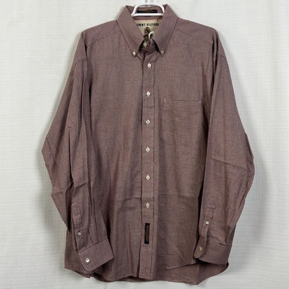 90s Vintage Tommy Hilfiger Men’s Dress Shirt